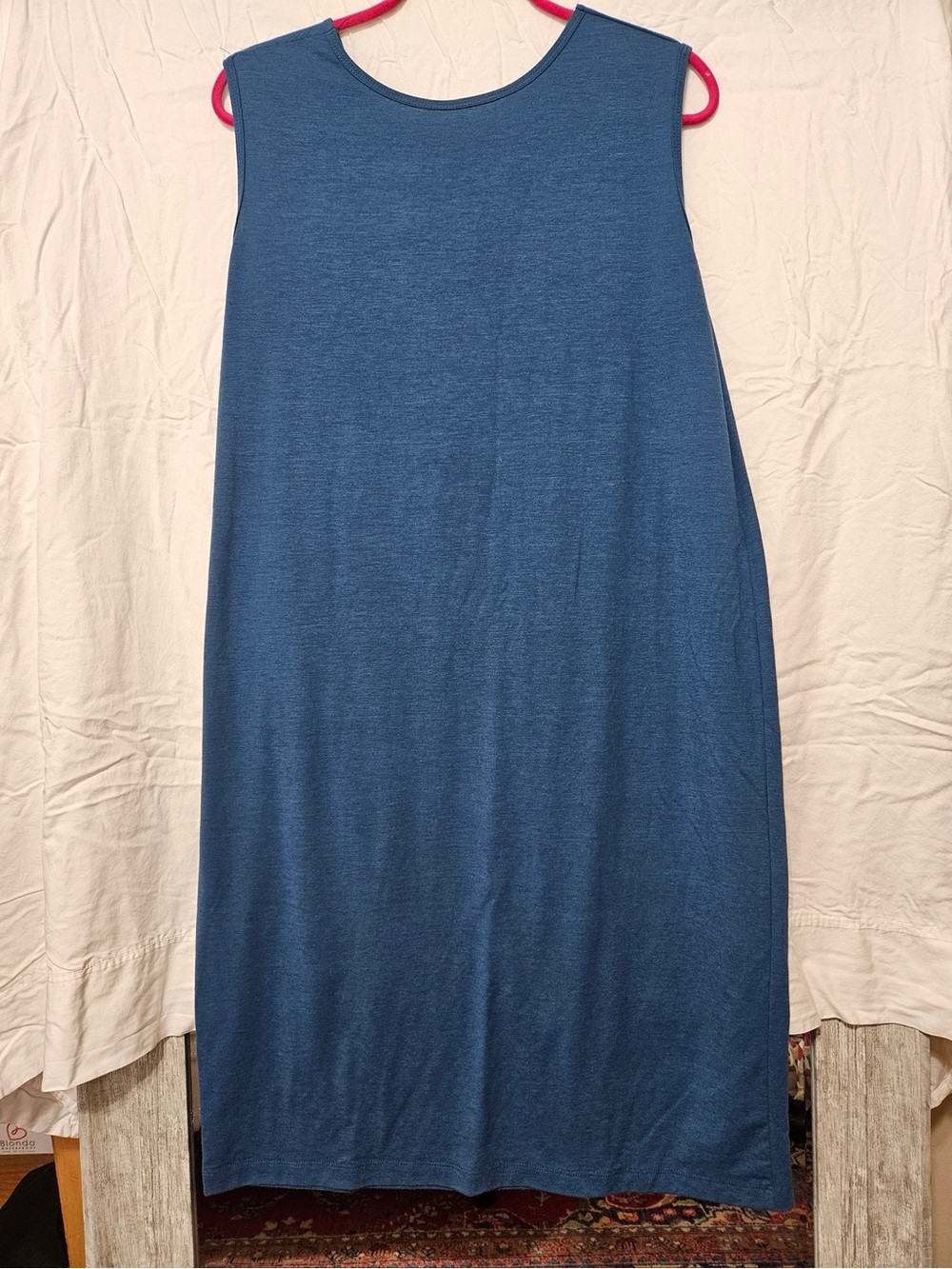 Clara Sun Woo Travel Knit Sleeveless Dress with Keyhole Back